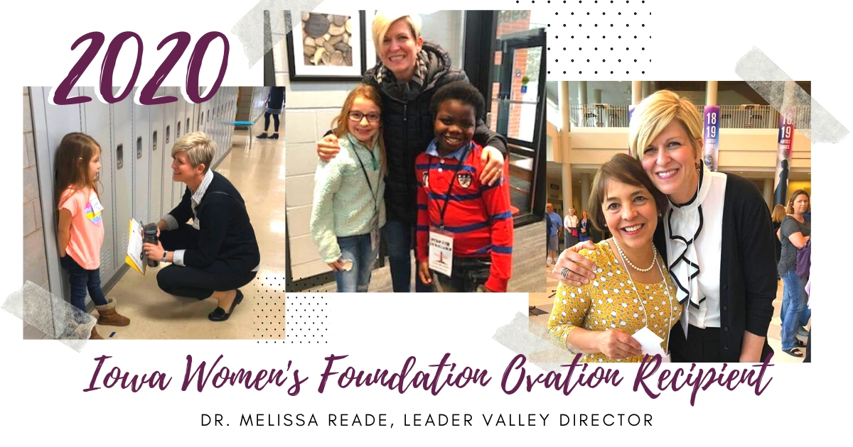 Melissa Reade, 2020 Iowa Women's Foundation Ovation Award Recipient