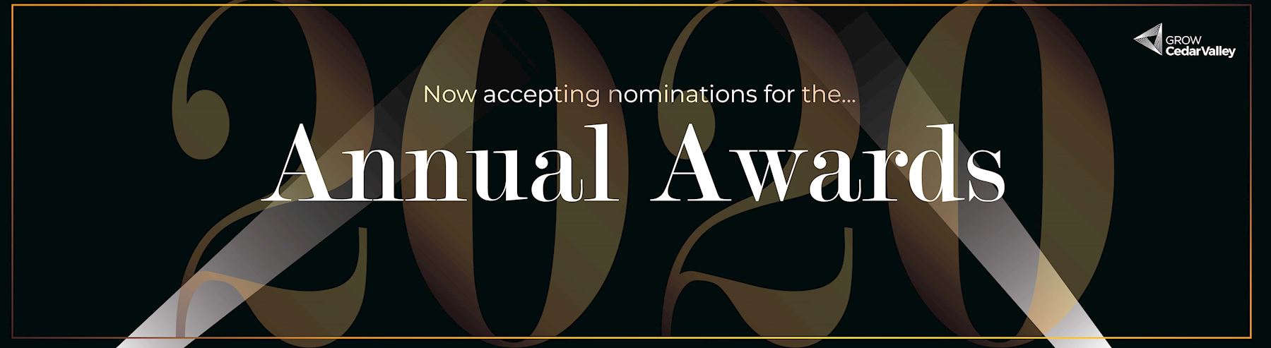 Nomination open for the 2020 Grow Cedar Valley Annual Awards